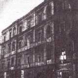 Il prospetto esterno del palazzo della Socia (foto d'epoca estratta del Periodico Tempi Nostri del 21-01-1962 di Michele Campione)